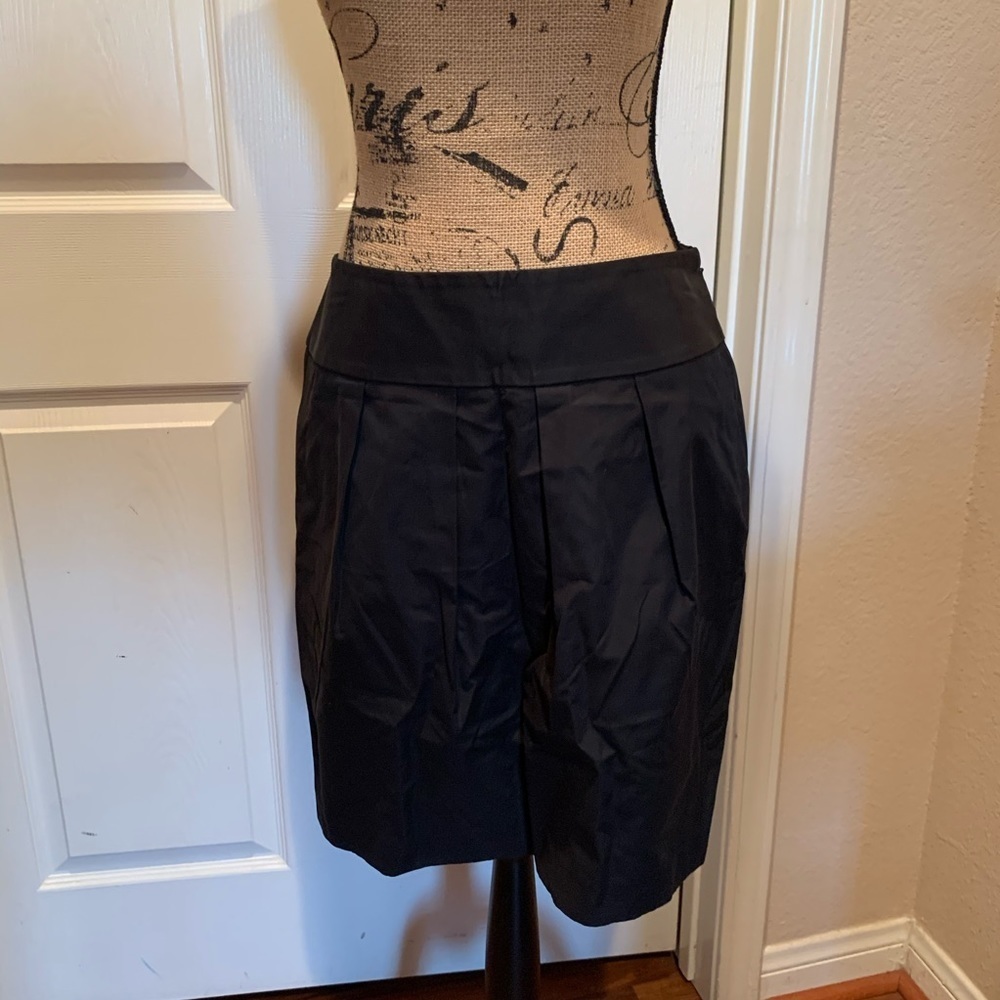 Loft black pleated Tulip skirt - Picture 1 of 8